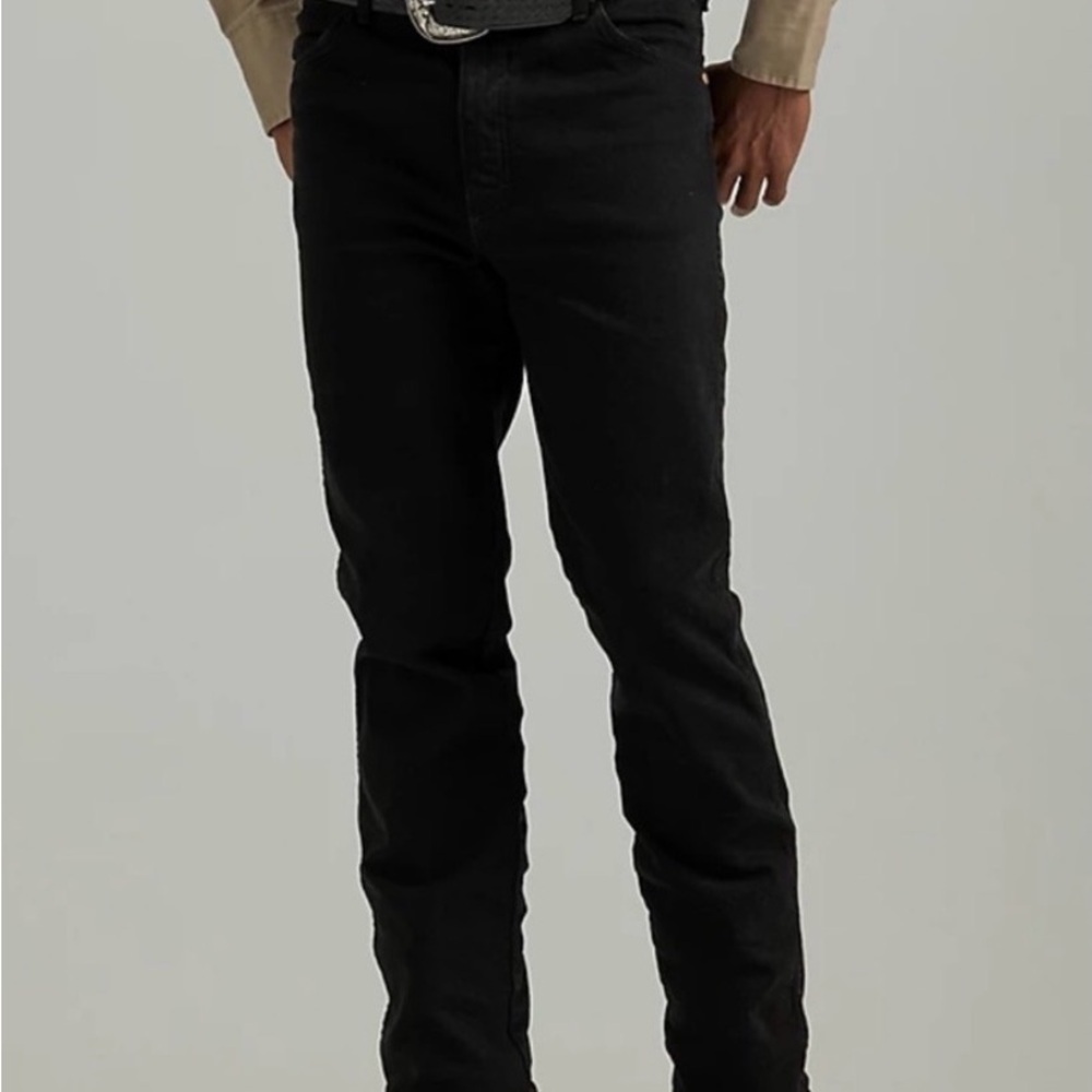 Men's Wrangler Black Slim Fit Jeans